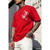 Kron Simple Graphic T-Shirt Men Women Oversized Streetwear Y2k Retro Hip Hop Harajuku Short Sleeve Casual Loose Female Male Clothing