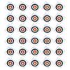 30 PCS Archery Target Paper Recurve Compound Pulley Bow Full Ring Shooting Target Papers