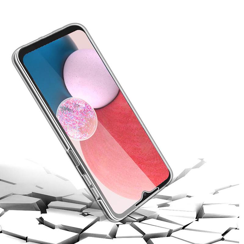 Прозрачный чехол для защиты всего тела на 360 градусов для Samsung Galaxy A53 A33 A73 A22 A13 A32 A52 A12 A51 S21 Plus S22 Ультра прозрачный силиконовый двусторонний чехол