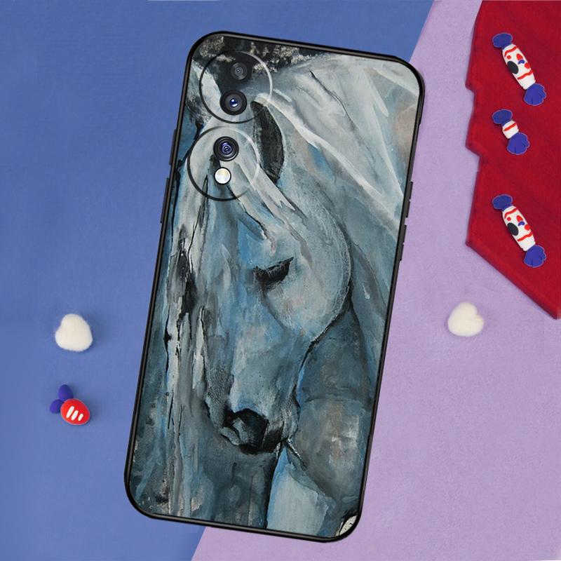 Художественный чехол с рисунком лошади для Honor 200 Pro 50 70 90 X8a X9a X8 X9 X8b X9c X9b Honor Magic 7 5 6 Pro Lite