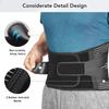 Waist Support Belt 6 Sections Anti-Slip Orthopedic Waist Support Breathable Waist Support Belt