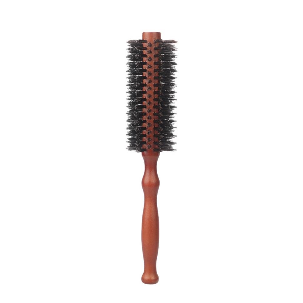Hair Brush Small Round Brush Wooden Handle Hair Curly Comb New Blow Drying Brush Home