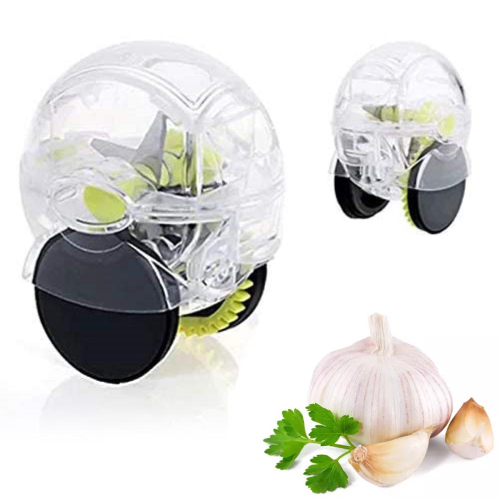 Garlic Mincer Garlic Chopper Rolling  Manual Garlic Crusher with Wheel Kitchen Gadget Tool