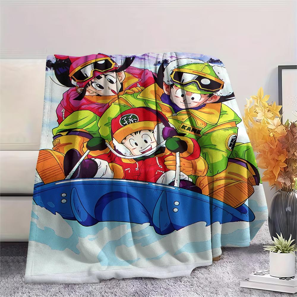 Dragon Ball characters Print Flannel Blanket,High quality Comfortable for All Seasons,Home Decor,Warmth and Comfort,Perfect for Christmas Gifts