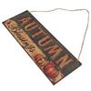 Wooden Door Hanging Plague with Pumpkin Sunflower Pattern for Indoor Outdoor Home DecorationJM00936