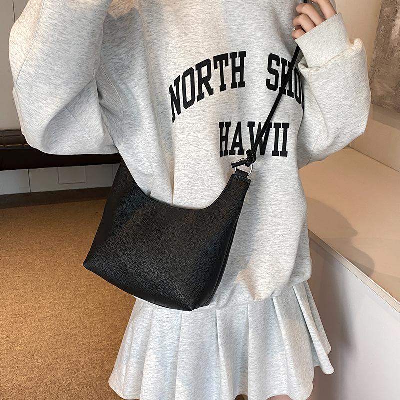 Новая летняя модная ретро-сумка через плечо большой емкости для поездок на работу женская повседневная простая сумка через подмышку