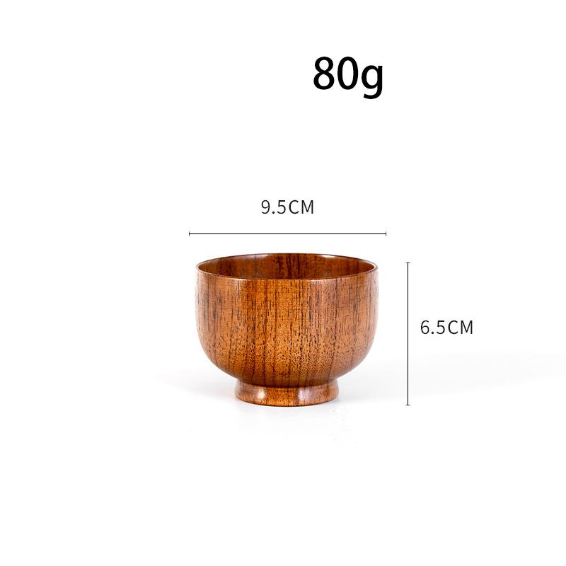 Натуральная деревянная миска японская деревянная миска для риса суповая миска салатница контейнер для еды большая маленькая миска для детей столовые приборы деревянная утварь