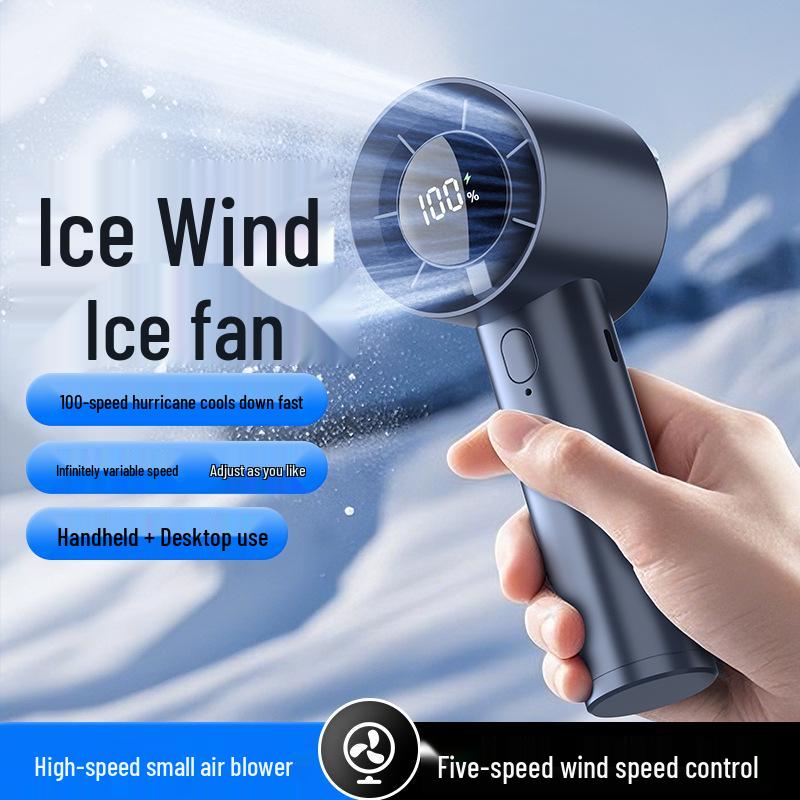Portable USB Rechargeable Mini Handheld Fan with Strong Wind Power for Students