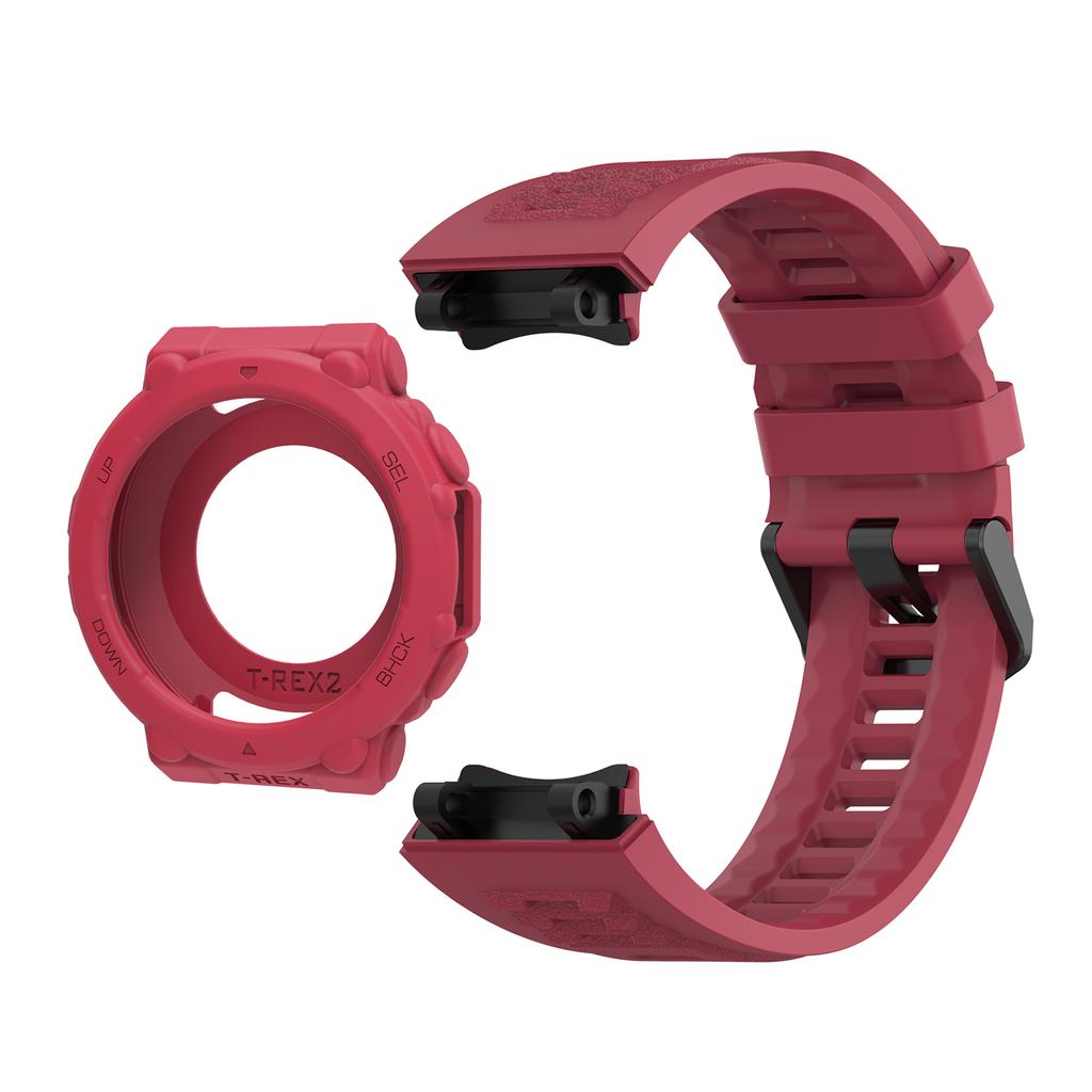 Силиконовый ремешок для часов для смарт-часов Huami Amazfit T-Rex 2, браслет, спортивный ремешок на запястье для Amazfit T Rex2, ремешок и чехол