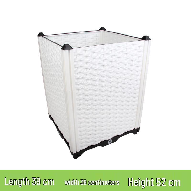 Modular Balcony Planting Box - Greenhouse Cultivation Flower Pot for Hotels and Guesthouses