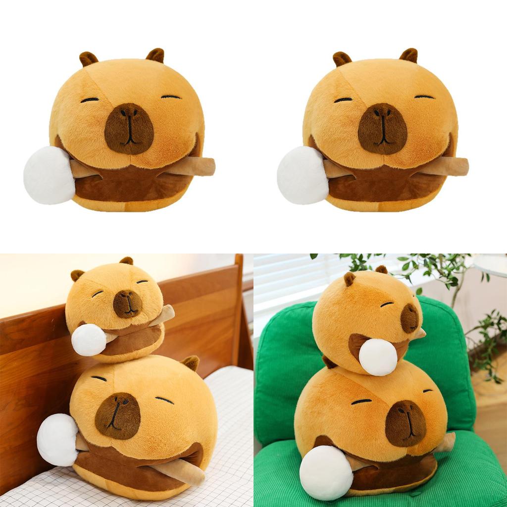 Plush Capybara Toy With Pp Cotton Filling For Kids And Home Decor