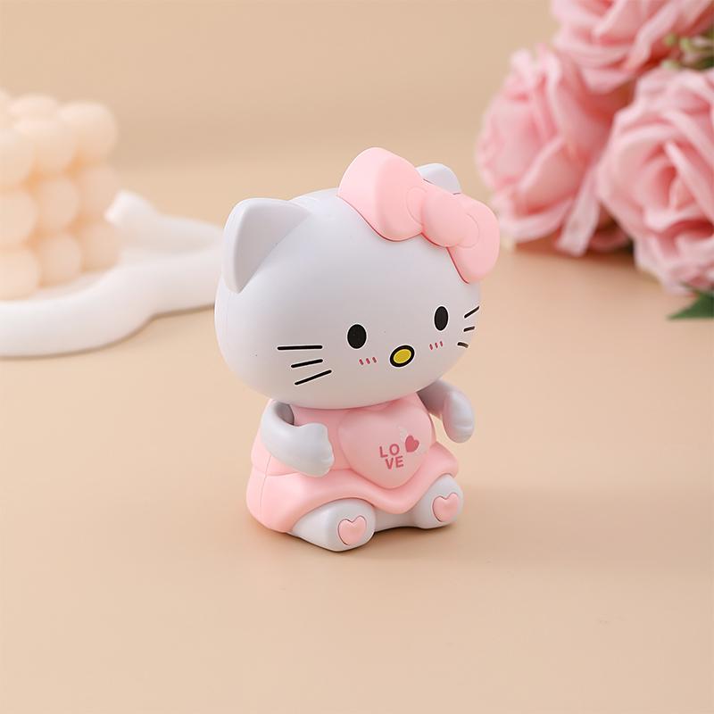 Hello Kitty Heart Talking I Love You Led Glowing Toy Kawaii Night Light Sanrio Animation Toys Valentine'S Day