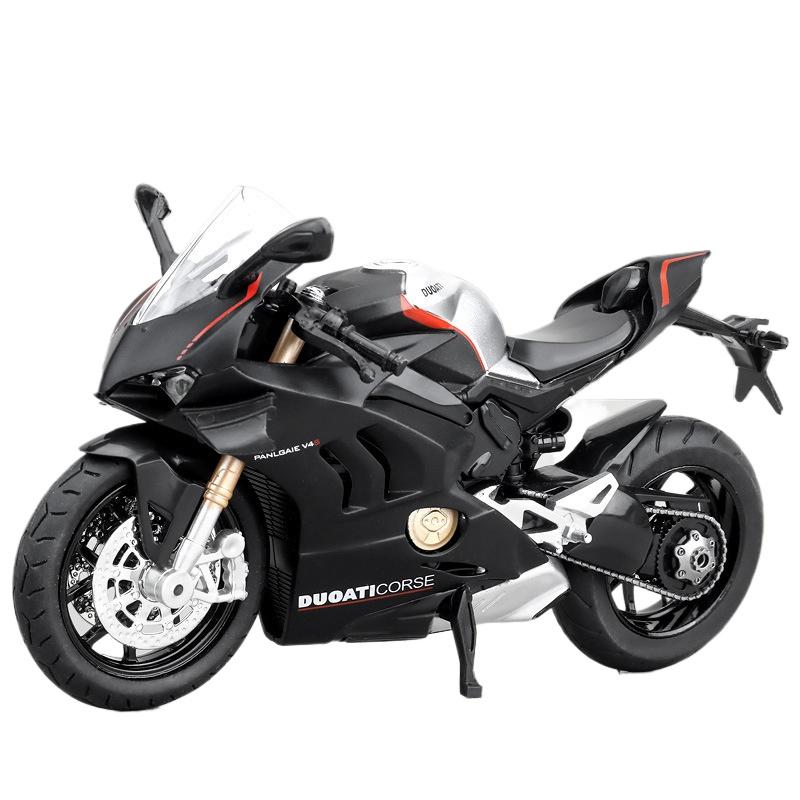 Модель мотоцикла Ducati Panigale V4S 1/12, литой из сплава, украшения для компьютерного стола, модный дисплей, подарок для друга, детские игрушки
