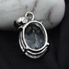 White Sapphire Natural 28.90 Ct Oval Cut Silver Pendant Loose Gemstone CERTIFIED AR-3647-Sa