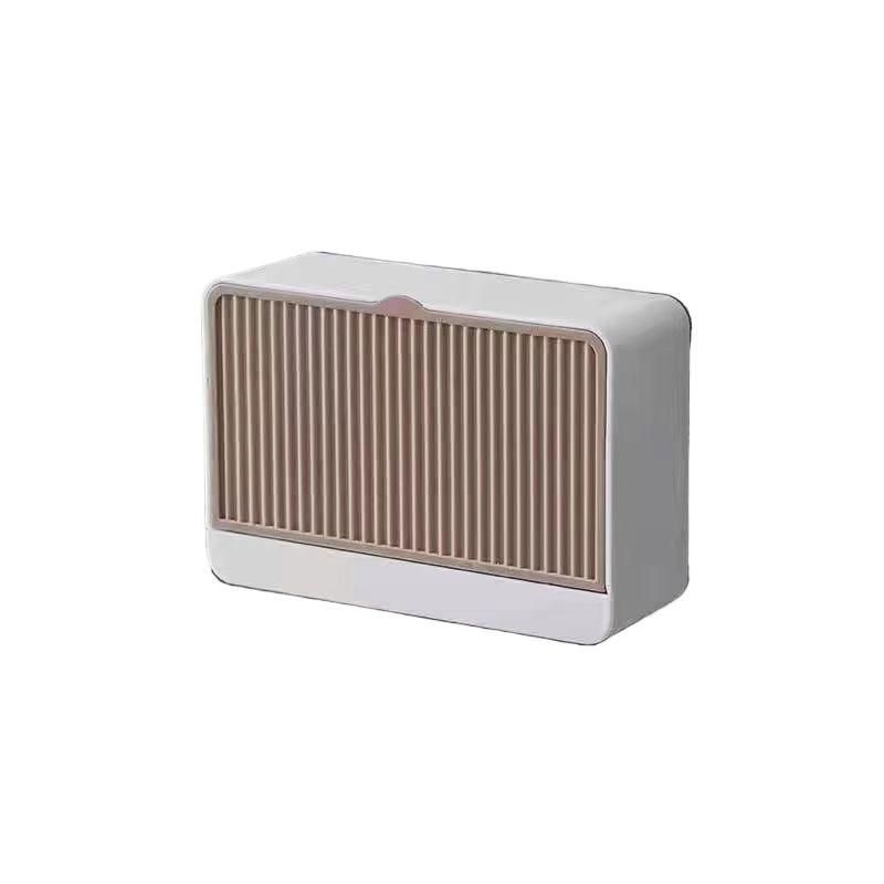 Креативная настенная коробка для мыла с крышкой, двойная решетка, стойка для слива мыла, держатель для мыла в ванной, аксессуары для ванной комнаты