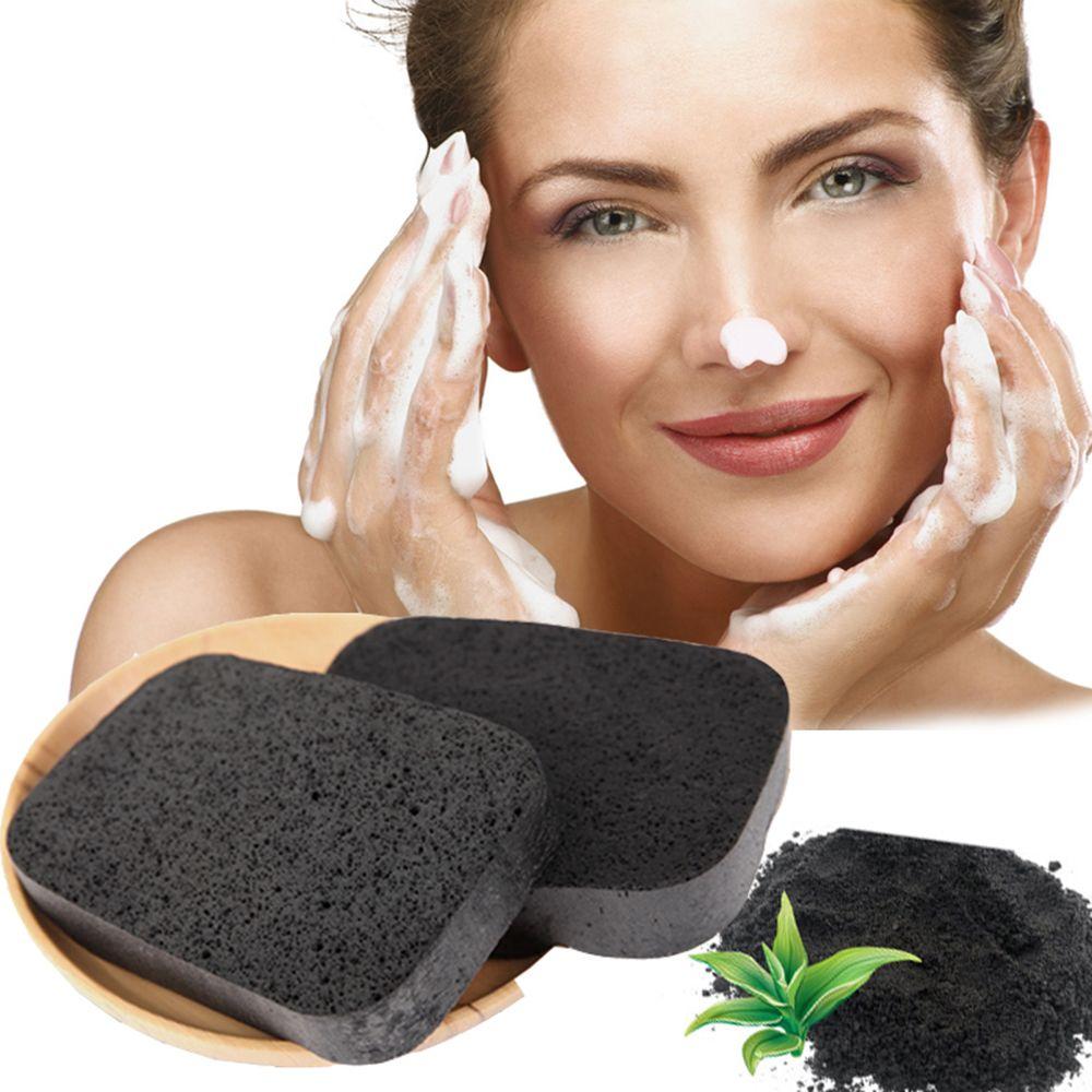 Effective Washing Tools Facial Makeup Remover Bamboo Charcoal Cosmetic Puff Cleaning