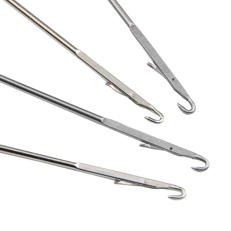 1 шт. крючок для вязания крючком из нержавеющей стали, петля, поворотный механизм, тканевые трубки, ремешок, полоски, ручная работа, инструмент для квилтинга, швейные принадлежности