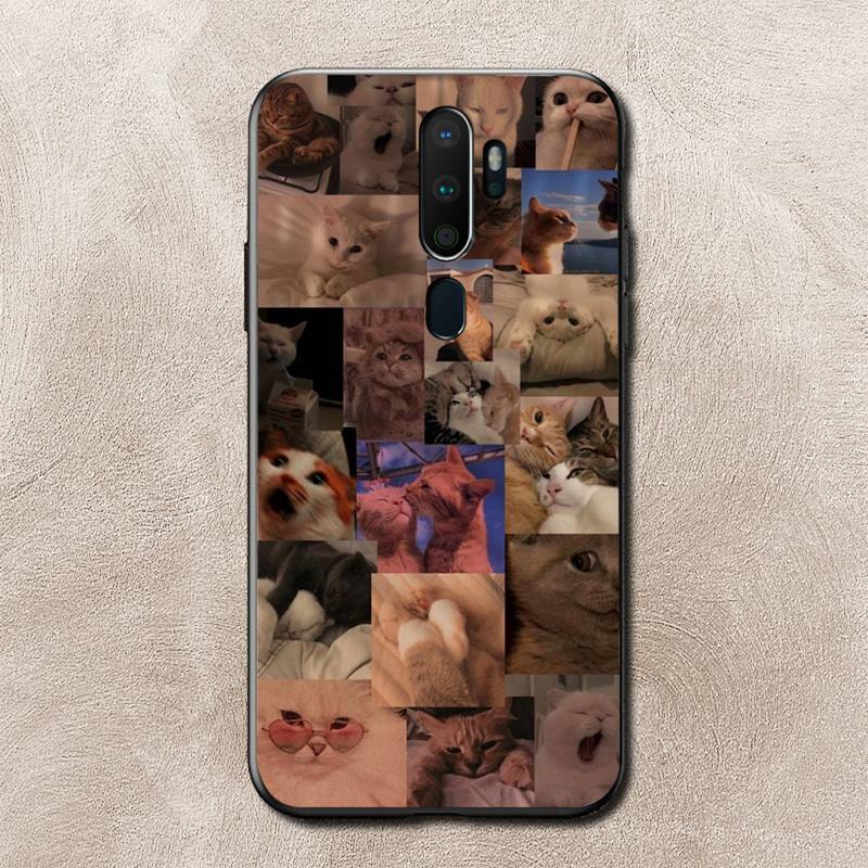 Чехол для телефона Cat Memes для Vivo Y91C Y11 17 19 17 67 81 Oppo A9 2020 Realme c3