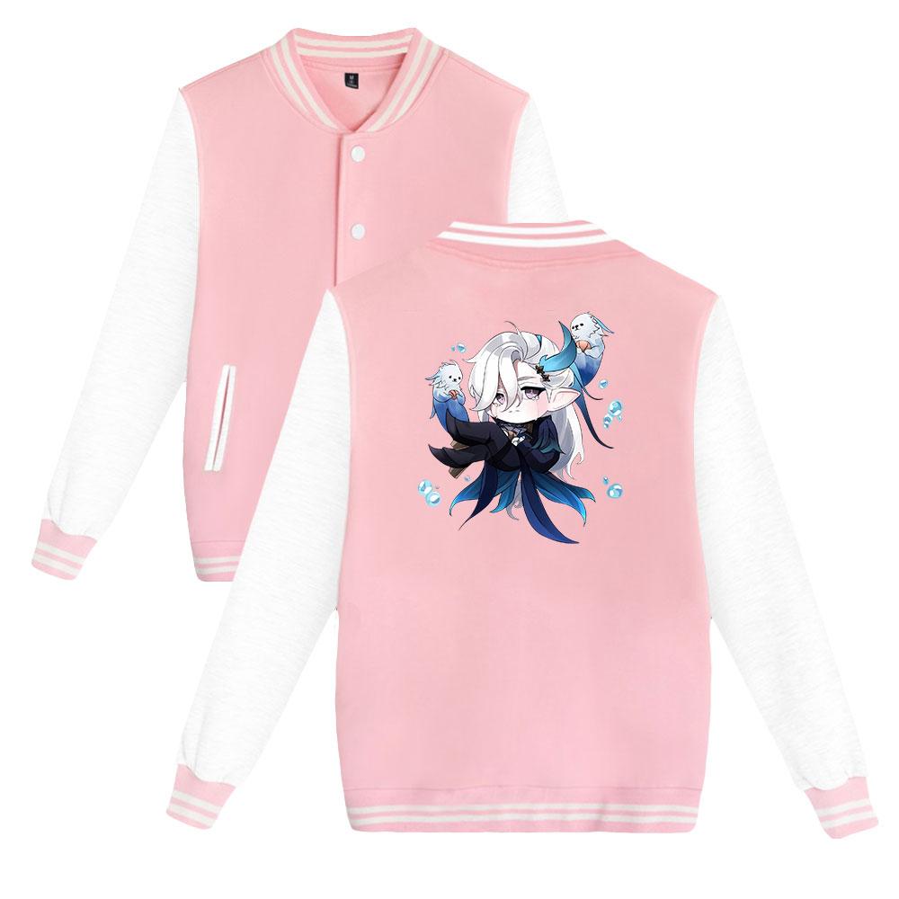 Модная куртка-бомбер Genshin Impact для женщин и мужчин больших размеров Harajuku, модная бейсбольная куртка, женская уличная одежда, весенне-осенняя верхняя одежда-бомбер