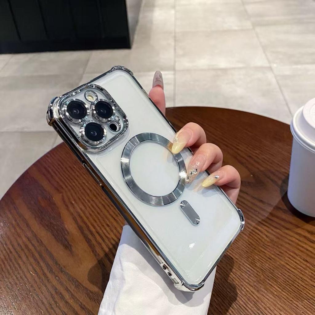 Роскошный магнитный чехол для телефона Magsafe для Xiaomi Poco F8 Ultra F7 F6 F5 F4 F3 X7 Pro X6 X5 X4 X3 NFC GT Мягкая покрытие-обложка