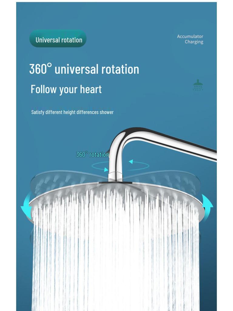 Насадка для душа с эффектом тропического дождя из нержавеющей стали 304 для домашних ванных комнат
