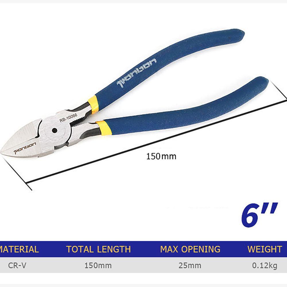 Бокорезы Ремонтный кабель Заусенцы Кусачки Инструмент для зачистки проводов Режущие плоскогубцы Электрики