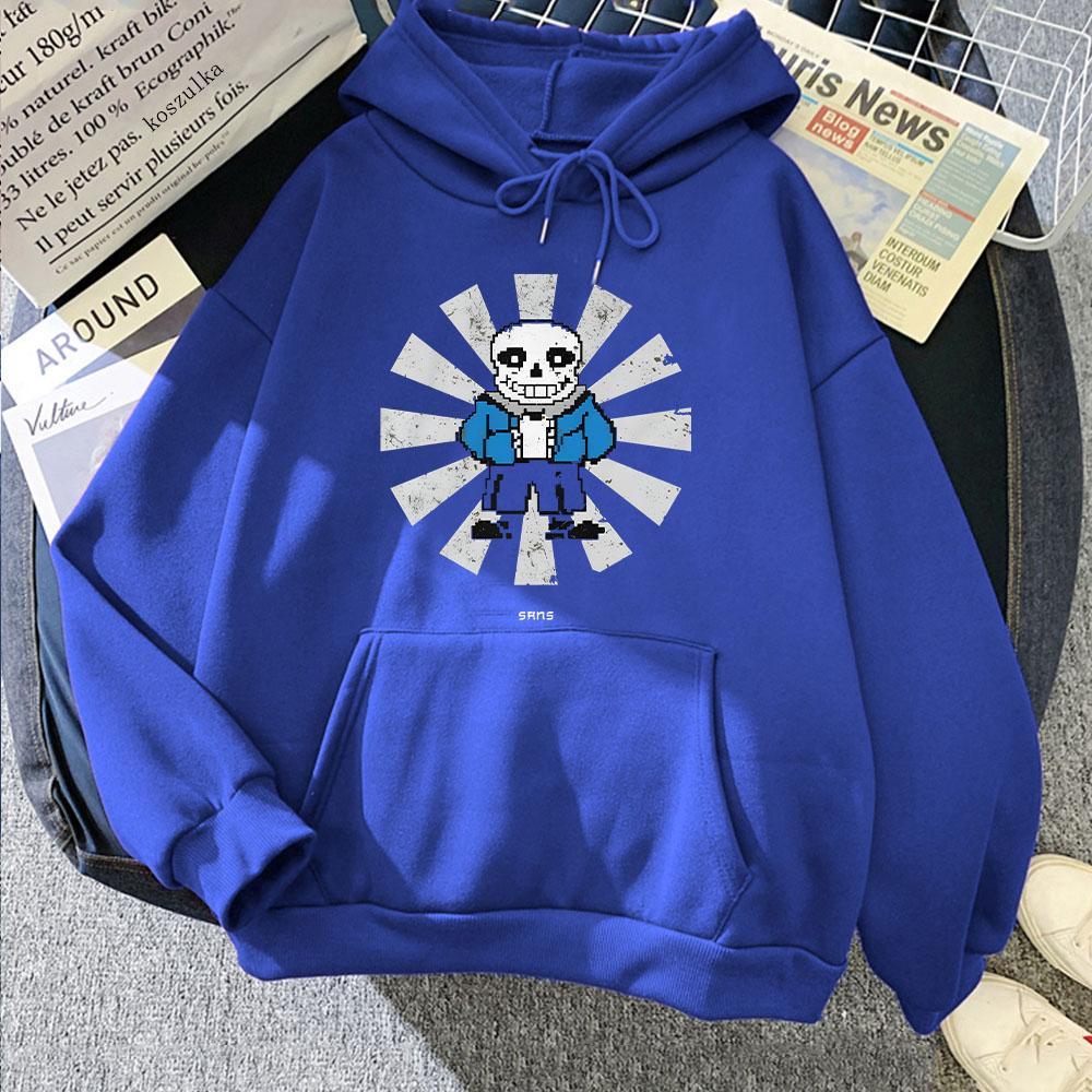 Game Undertale Sans 2025 New Hoodie Cartoon Print Fleece Cute Sweatshirt for Autumn/Winter Unisex Clothing Sudaderas Pullovers