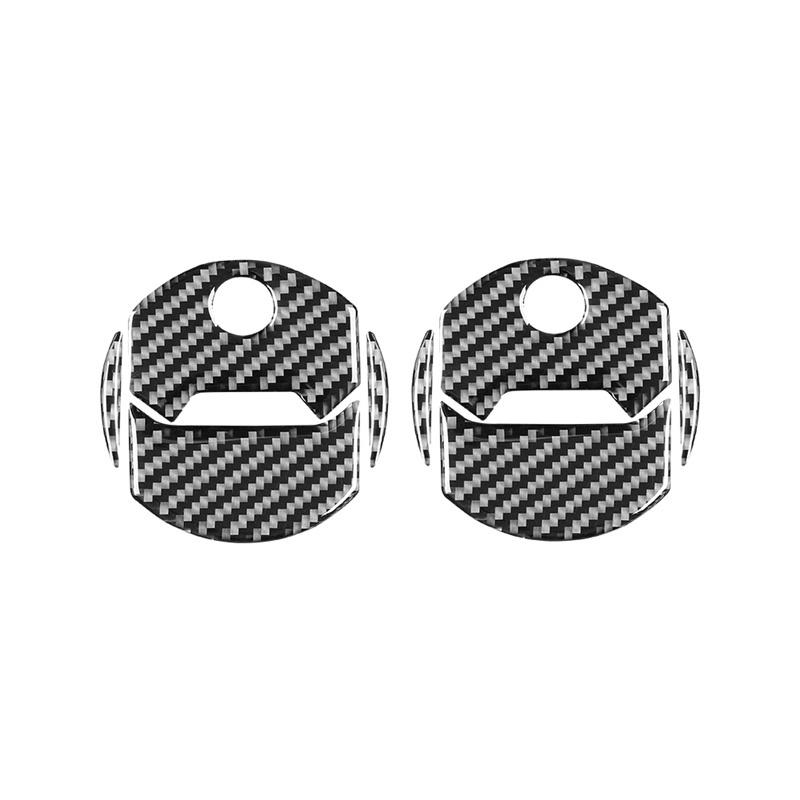 Настоящее углеродное волокно для Chevrolet Camaro 2010-2015, аксессуары для салона автомобиля, боковая часть кондиционера, вентиляционная накладка, декоративная наклейка