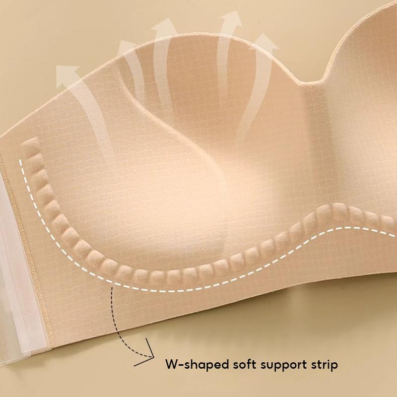 Бесшовный бюстгальтер без бретелек Пуш-ап Бюстгальтер Сексуальный с открытой спиной 2 в 1 Бюстгальтеры Однотонный Невидимый бюстгальтер Сексуальное нижнее белье Женское