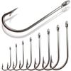30 шт. 34007 Крючки из нержавеющей стали Белые Большие Экстра длинное цевье Рыболовный крючок Размер 1/0 2/0 3/0 4/0 5/0 6/0 7/0 8/0 9/0 10/0