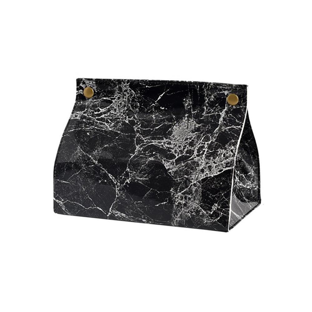 Коробка для салфеток с рисунком в скандинавском стиле из искусственной кожи, держатель для салфеток, настольный журнальный столик для спальни, ящик для бумаги, органайзеры для бумажных коробок