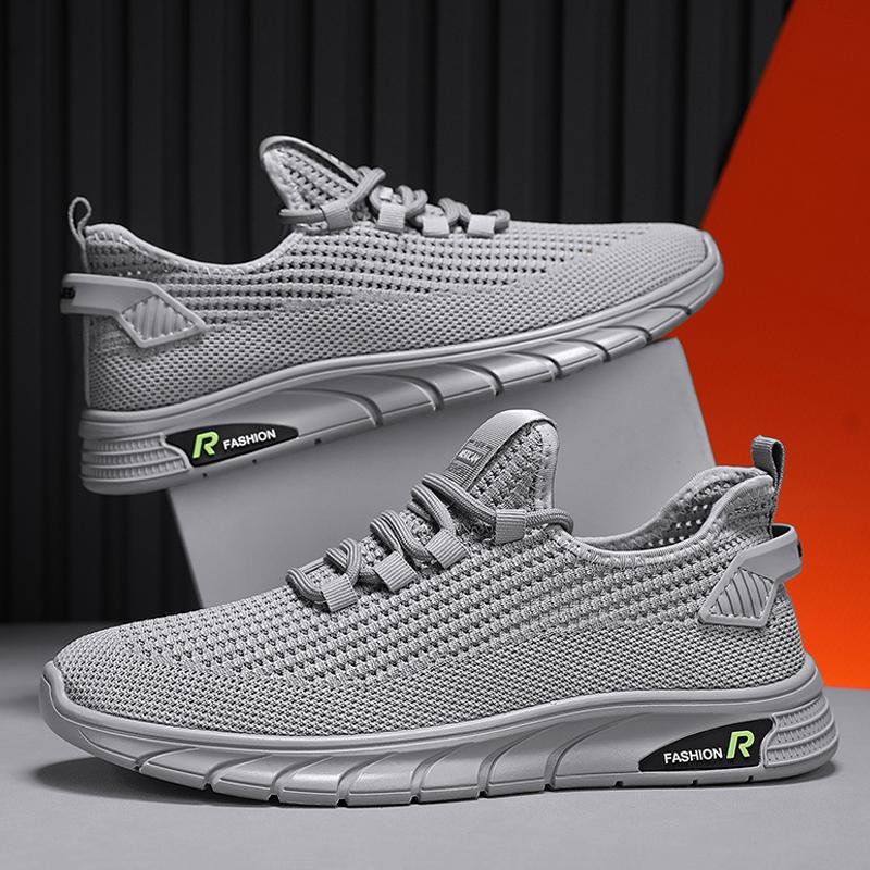 Мужская обувь, мужская повседневная спортивная обувь, мужская обувь с сеткой, дышащая и универсальная модная обувь, легкие кроссовки