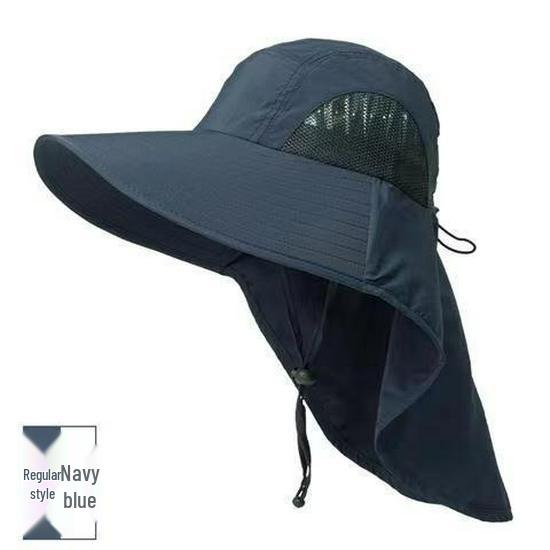 UV Protection Wide Brim Sun Hat for Men & Women, Summer Outdoor Hat with Face & Neck Coverage, Ideal for Fishing.