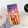 Чехол для телефона Genshin Impact Нин Гуан Для Samsung Galaxy S24 S25 S23 S22 Ultra Note 10 20 Plus S20 S21 FE