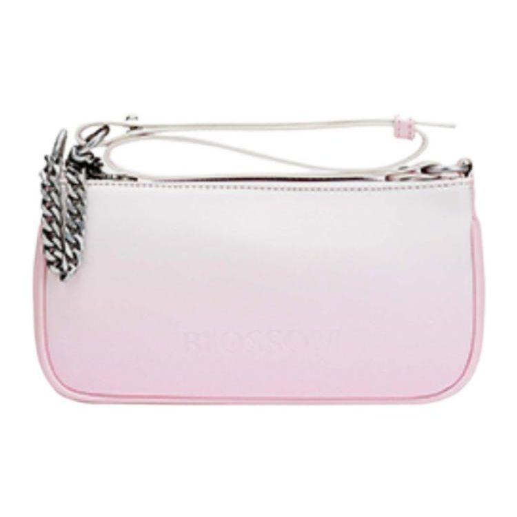 Li-Ning Chain Zipper Shoulder Bag Women Shoulder Bag Gradient-Cherry-Blossom-Pink ABDS349-3