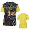 Fashion Jesus 3D Print T Shirt For Men Street Trend Short Sleeves Top Summer Oversized T-Shirt Clothes Casual O-neck Sweatshirt