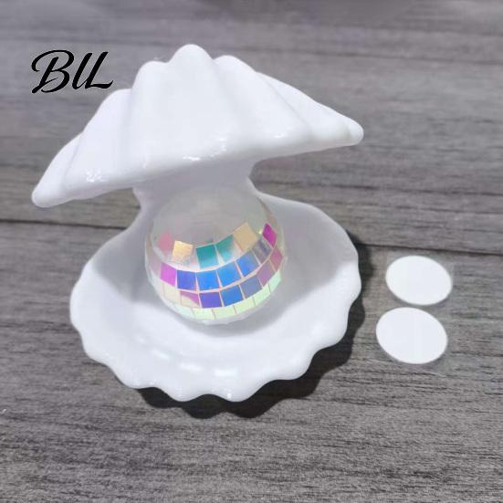 Shiny Disco Party Decoration Snail Figurine, Retro 70s Ball Table Statue, 3D Unique Gift for Her Glitter Mirror Ornament Home Office Desktop