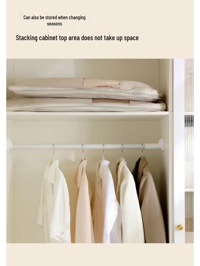 Пуховик Пылезащитный Компрессионный Подвесной Мешок - Чехол для Одежды для Гардероба