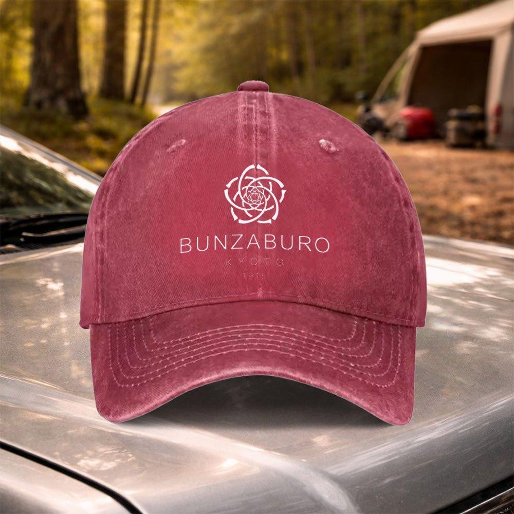 pc Bunzaburo Vintage Washed Baseball Cap Adjustable Hook Loop Suitable for Outdoor Sports Suitable for Weddings Parties