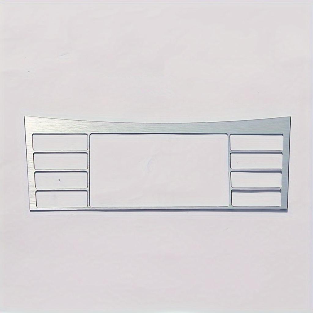 For Mercedes-Benz E-Class W213 2016-2023 E200L E260L E300L Center Control Panel Decorative Frame Anti-Fade Polished Surface Self-Adhesive No Drilling
