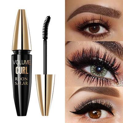 Тушь для ресниц 4d Fiber Mascara Black Eye Curling Eyelash Double Mascara Водостойкая тушь для ресниц Инструмент для макияжа