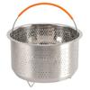 Корзина для приготовления риса на пару из нержавеющей стали Корзина для приготовления овощей на пару из нержавеющей стали с ручкой для