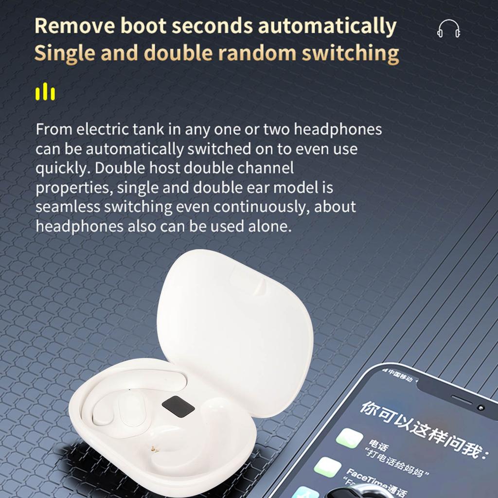 Language Translator Earbuds 3 Modes Bluetooth 5.3 Translator Earphones Multifunction GT01 for Business for Learning