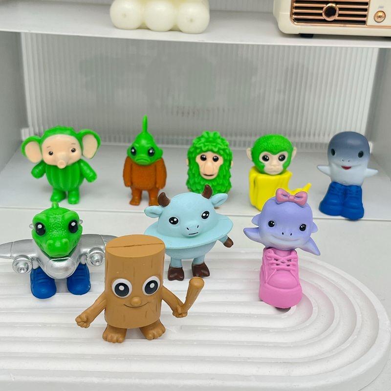 8 шт./набор Итальянский маразм Украшение Настольное украшение Тунг Тунг Тунг Сахур Фигурка Украшение для дома Тралалеро Тралала Фигурка