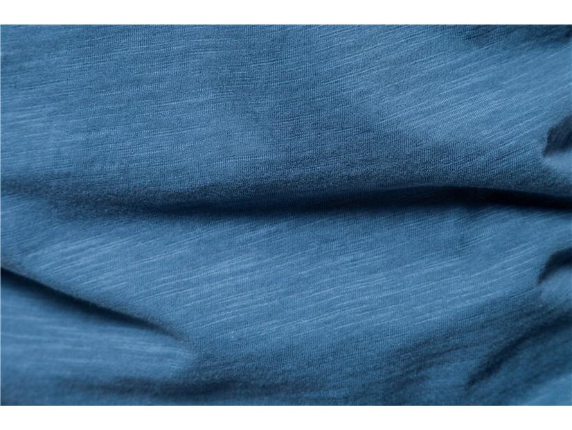 Summer Men's Solid Bamboo Cotton V-Neck T-Shirt - Hot Selling European & American Style