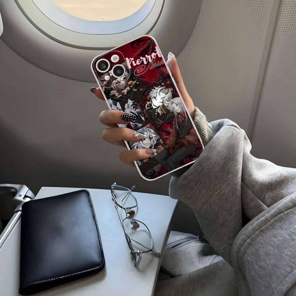 Чехол для телефона The Freak Circus Pierrot Fit Для IPhone 16 15 Promax IPhone 14 11 12 High End 13 Pro Силиконовый