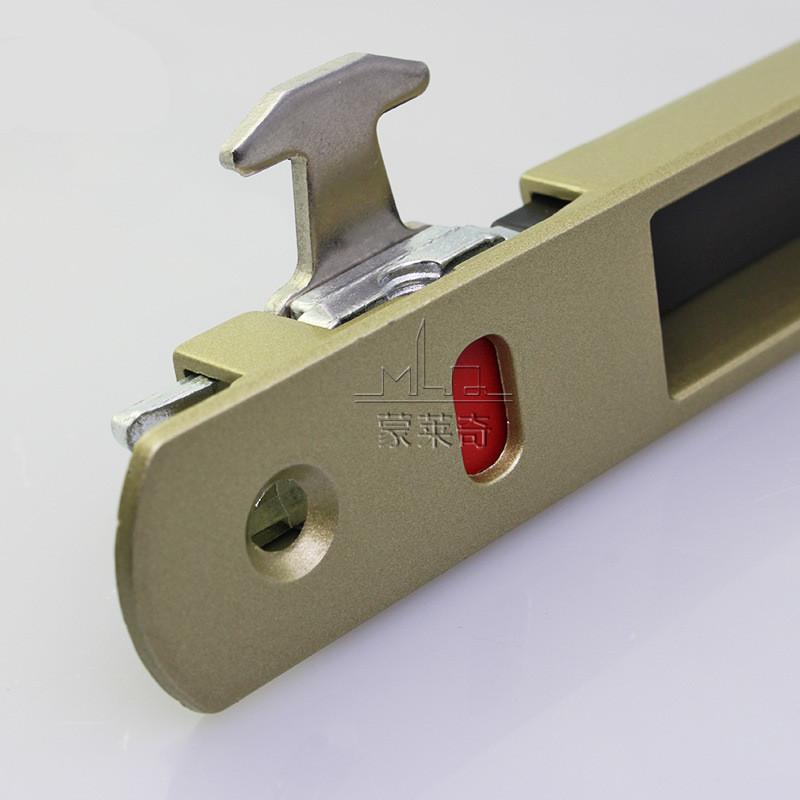 Новый замок для раздвижных окон 90 типа без ключей, для внутренней подвесной раздвижной двери, встроенный замок-крючок, невидимый, для перемещения окна, набор замков