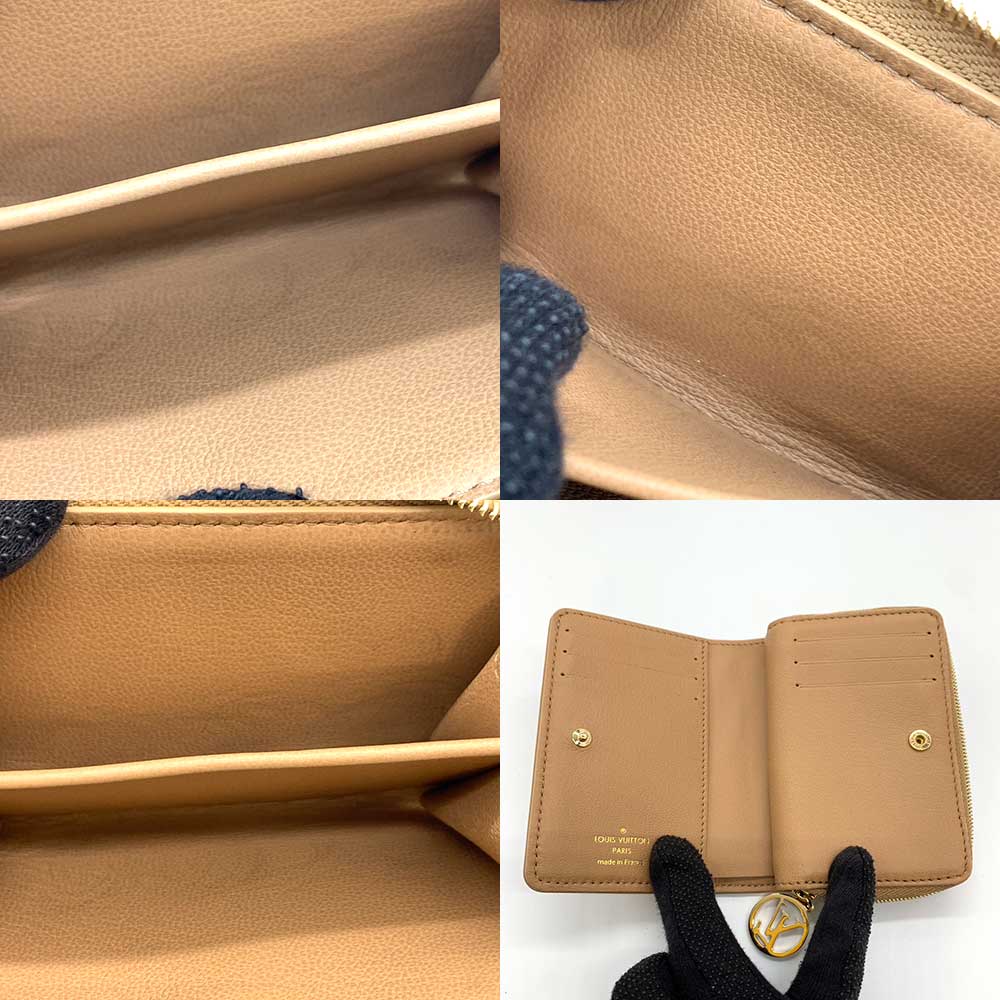 Used LOUIS VUITTON Monogram embossBifold Wallet leather Women