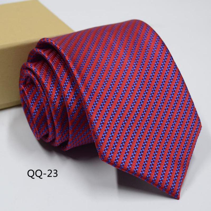 Мужское Платье Деловой Повседневный Профессиональный Жених Свадьба Лучший Муж С Полосатым Жаккардом Изысканный Джентльмен Мужской Премиальный Галстук