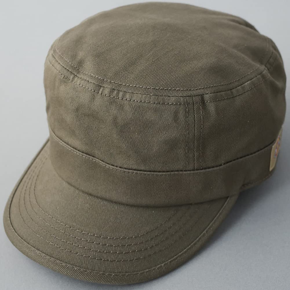 Dickies Basic Work Cap, Unisex, Men's and Women's (JP, Alphabet, One Size, Khaki (Short Brim))